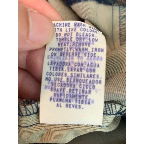 Inseparables vintage padded shoulders floral tapestry buttoned blouse size M - Picture 5 of 9